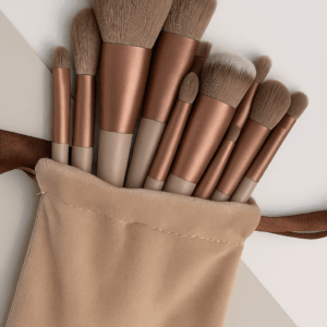 Conjunto de Pincéis de Maquilhagem Profissional – 13 Peças